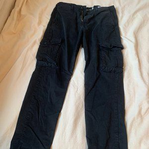 Black Cargo Pants from local French brand Hero Seven